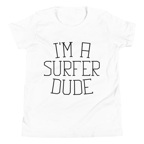 Surfer Dude Stacked Youth Shirt