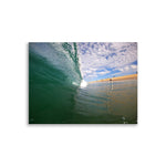Green & Clear Tube Poster